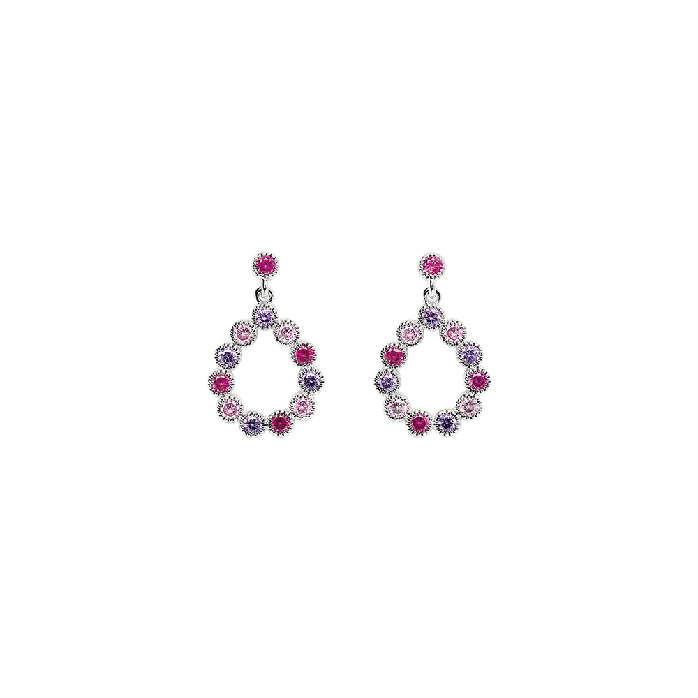 Boucle d'oreille Argent rhodié - 602619