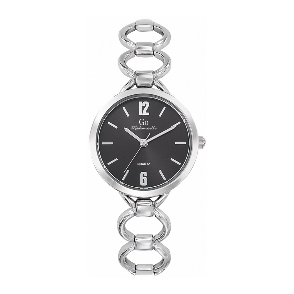 Montre Femme Boîtier Argenté Bracelet Métal Argenté - 695211