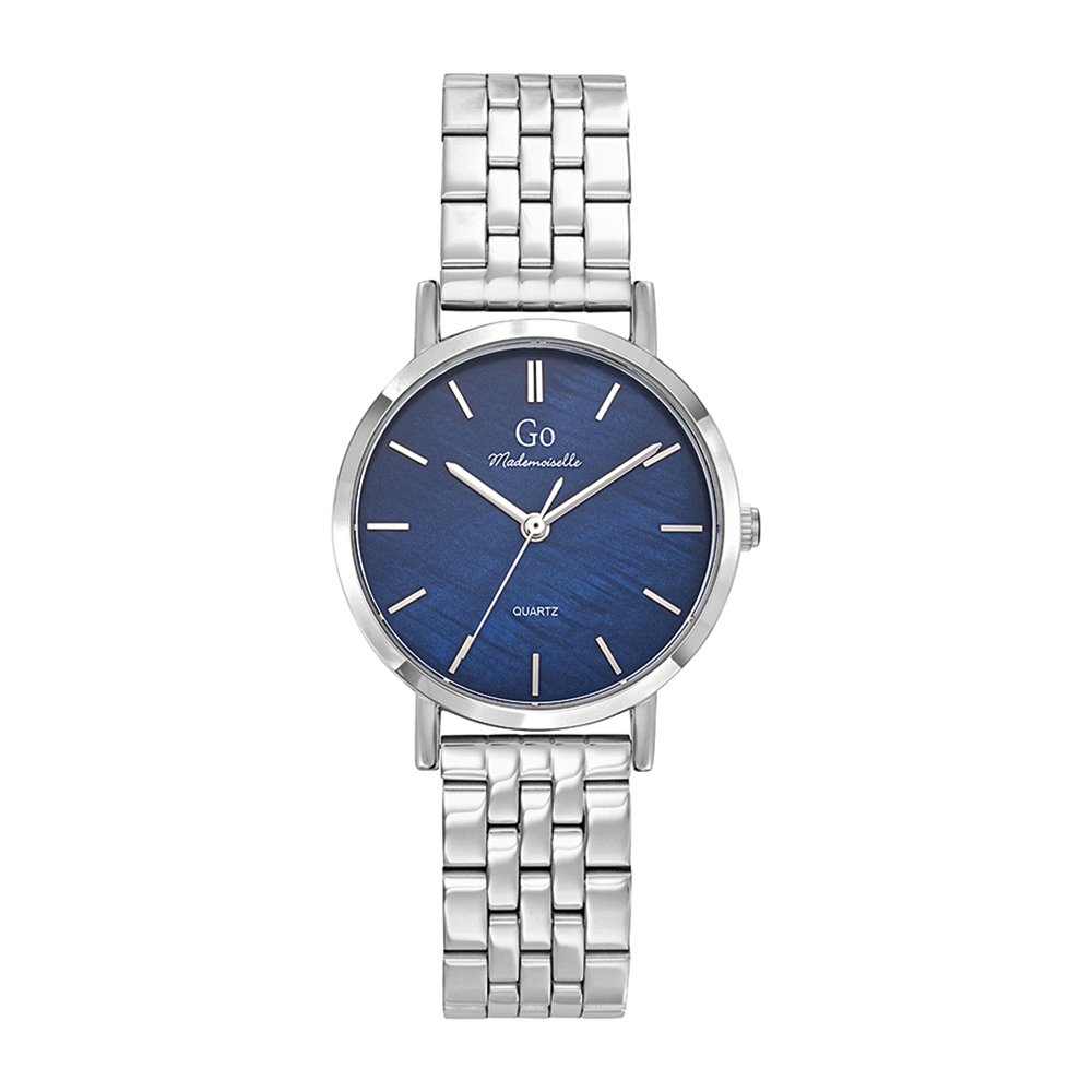 Montre Femme Boîtier Argenté Bracelet Métal Argenté - 695416