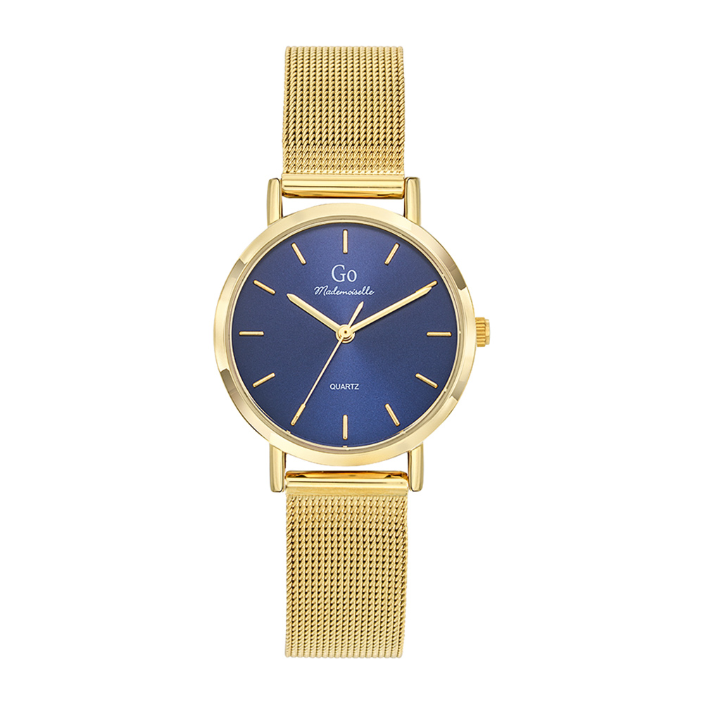 Montre Femme Boîtier Doré Bracelet Métal Doré - 695455