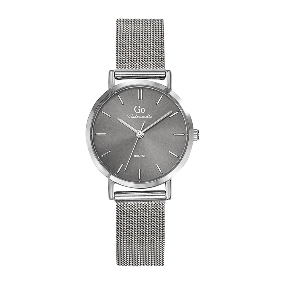 Montre Femme Boîtier Argenté Bracelet Métal Argenté - 695959