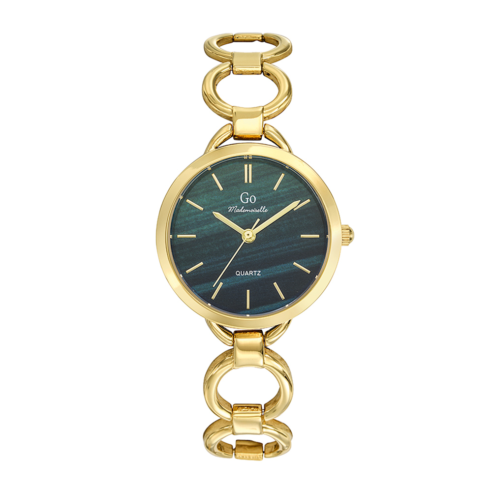 Montre Femme Boîtier Doré Bracelet Métal Doré - 695462