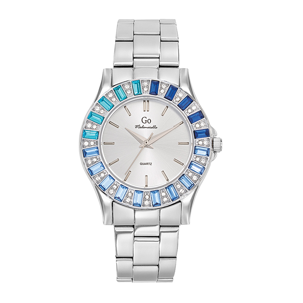 Montre Femme Boîtier Argenté Bracelet Métal Argenté - 695579