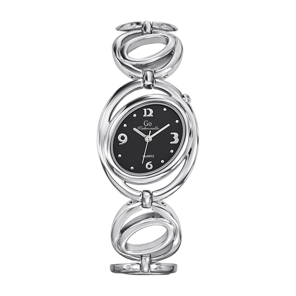 Montre Femme Boîtier Argenté Bracelet Métal Argenté - 694821