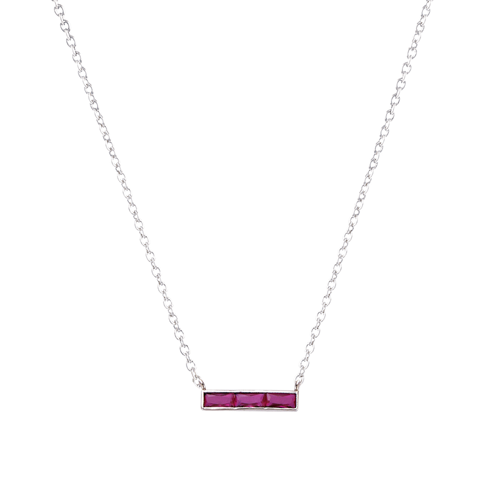 Collier Femme Argent rhodié - 600077