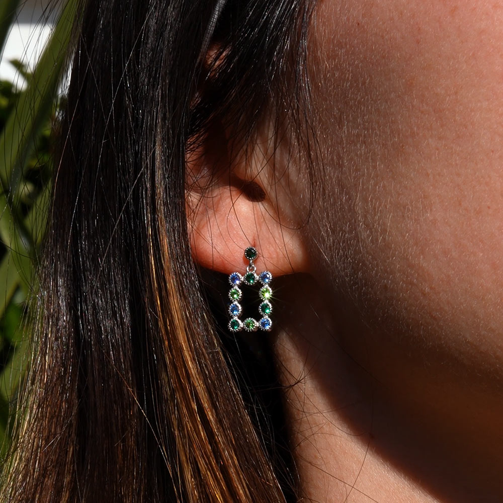 Boucle d'oreille Argent rhodié - 602620 – Image 2