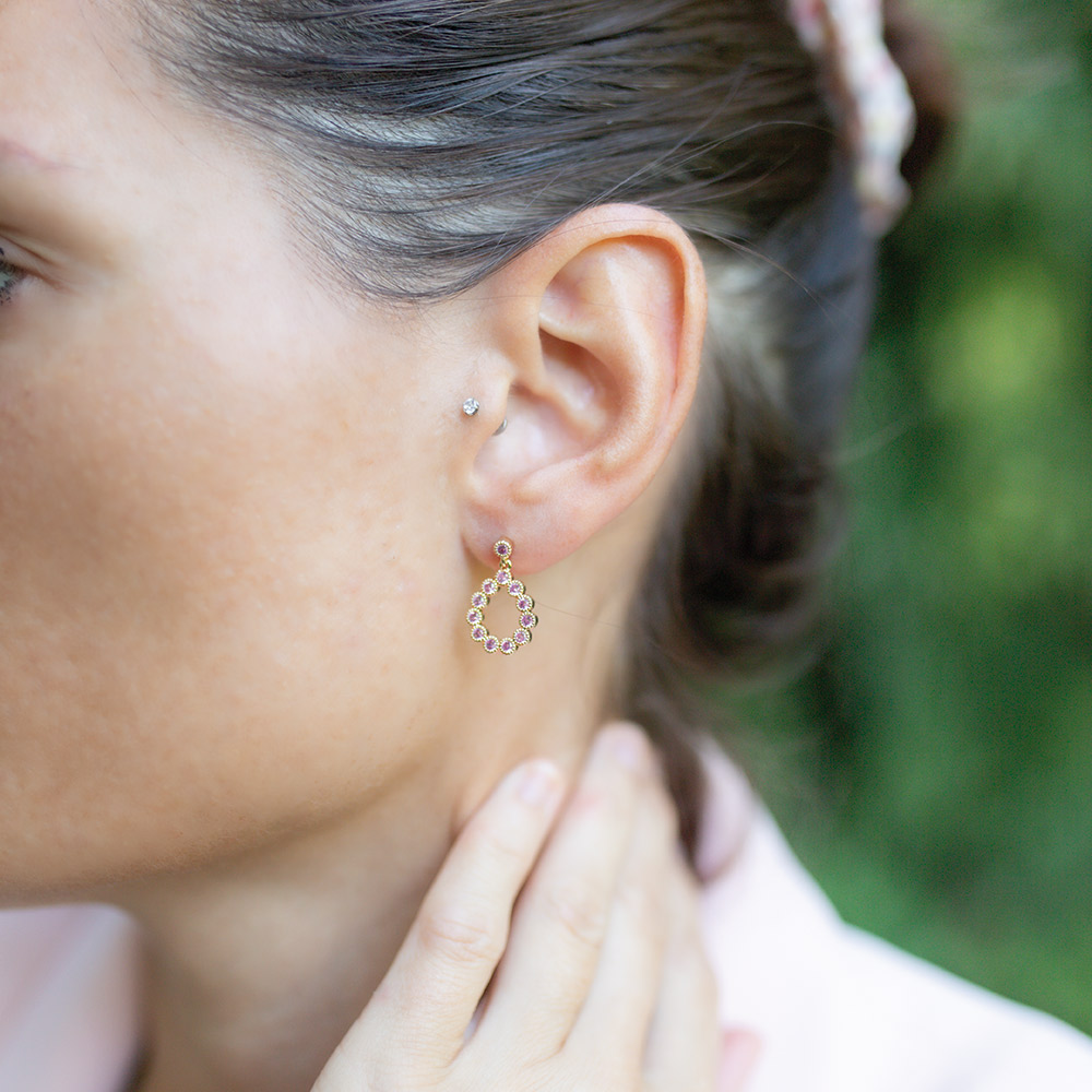 Boucle d'oreille Femme Plaqué or - 606632 – Image 2