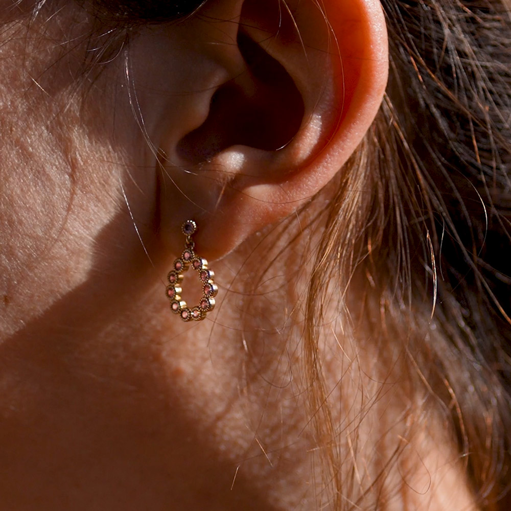 Boucle d'oreille Femme Plaqué or - 606632 – Image 4