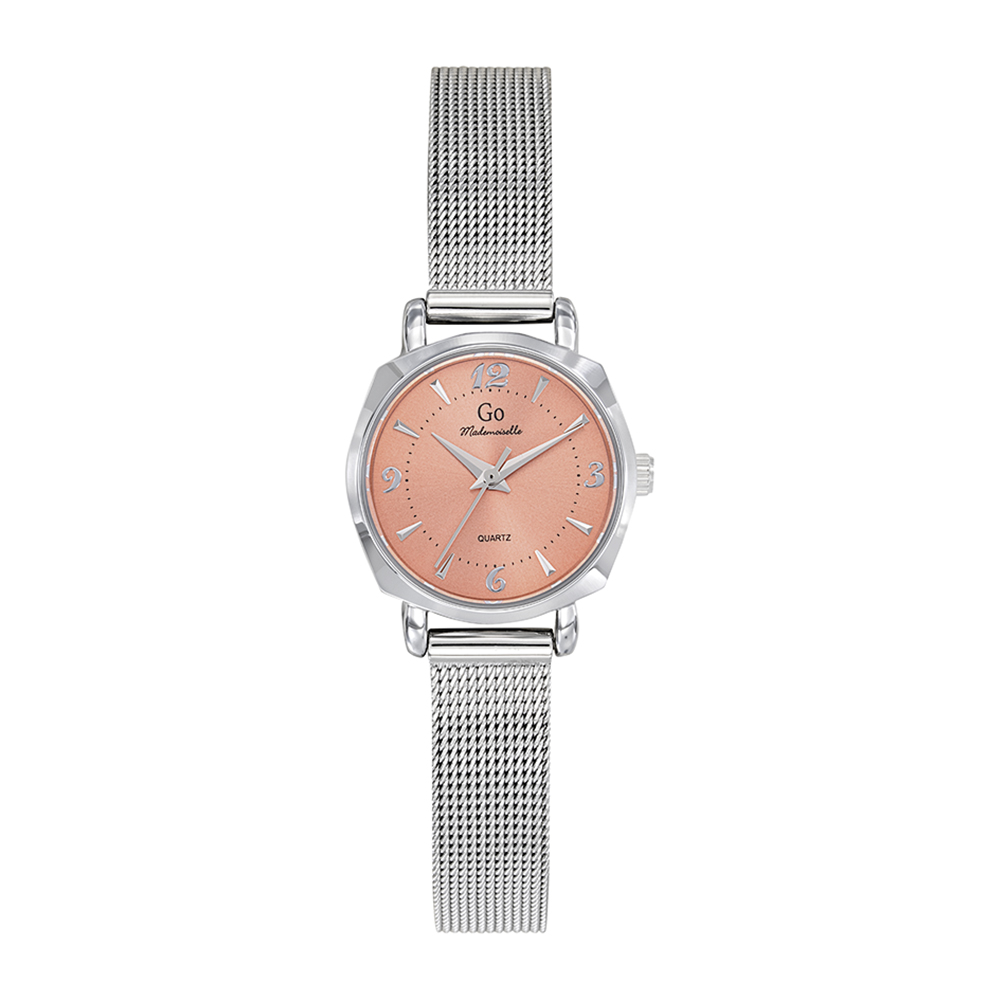 Montre Femme Boîtier Argenté Bracelet Métal Argenté - 695614