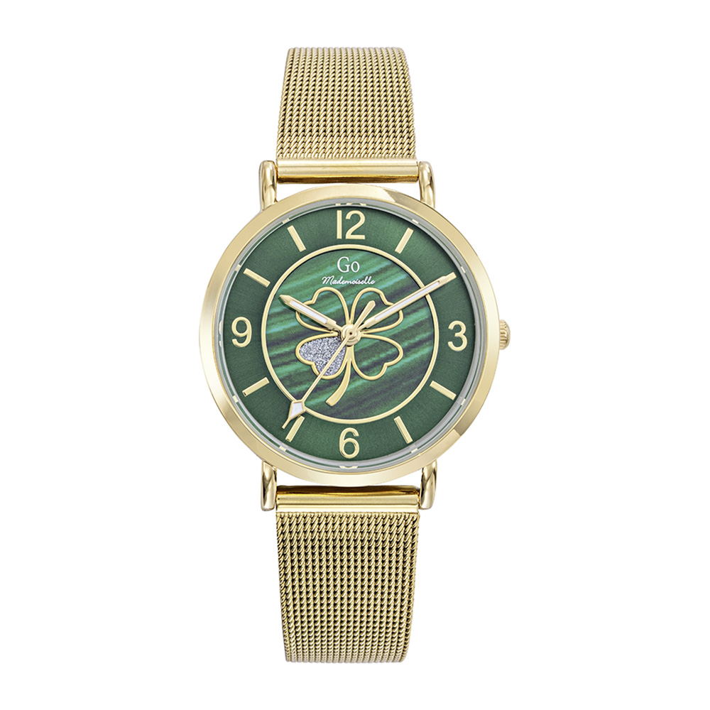 Montre Femme Boîtier Doré Bracelet Métal Doré - 695643