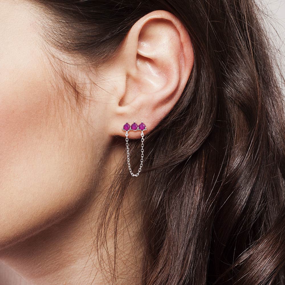 Boucle d'oreille Femme Argent rhodié - 602592 – Image 2