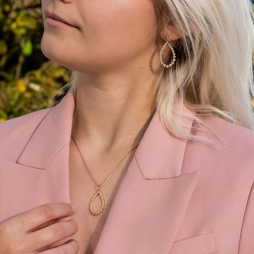 Boucle d'oreille Femme Plaqué or - 606606 – Image 2