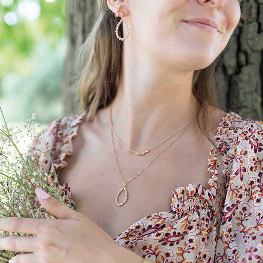 Boucle d'oreille Femme Plaqué or - 606606 – Image 3