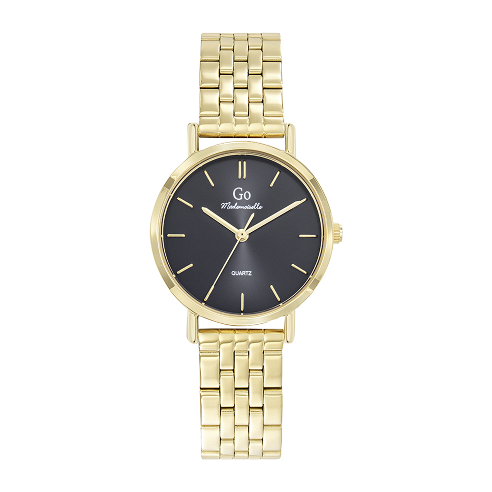 Montre Femme Boîtier Doré Bracelet Métal Doré - 695372