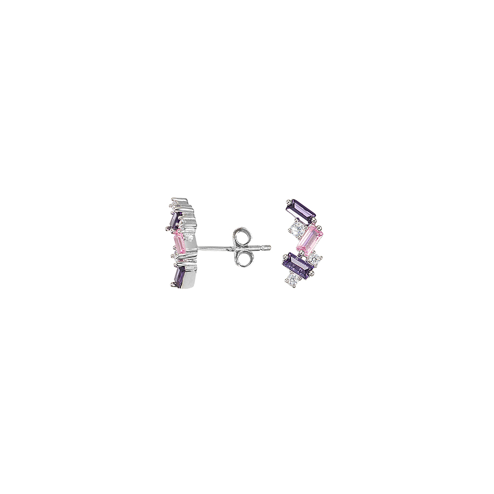 Boucle d'oreille Argent rhodié - 602613