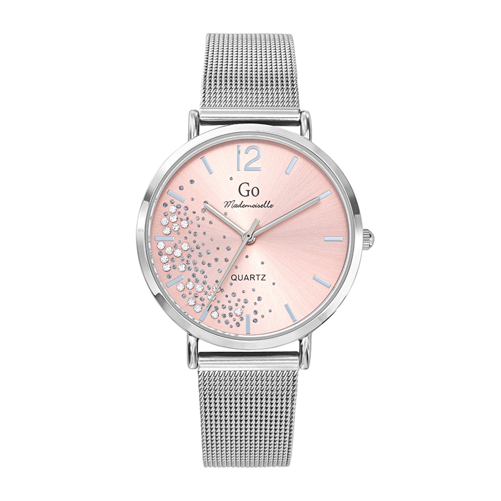 Montre Femme Boîtier Argenté Bracelet Métal Argenté - 695347