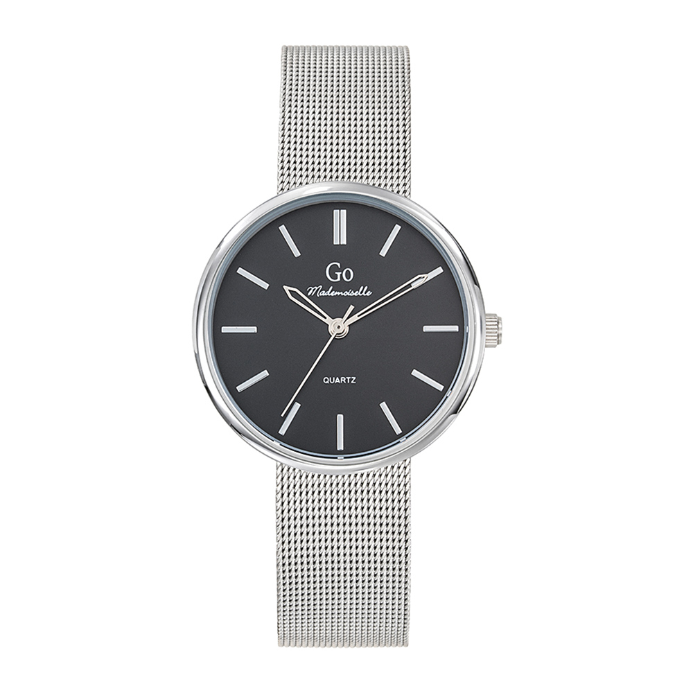 Montre Femme Boîtier Argenté Bracelet Métal Argenté - 695560