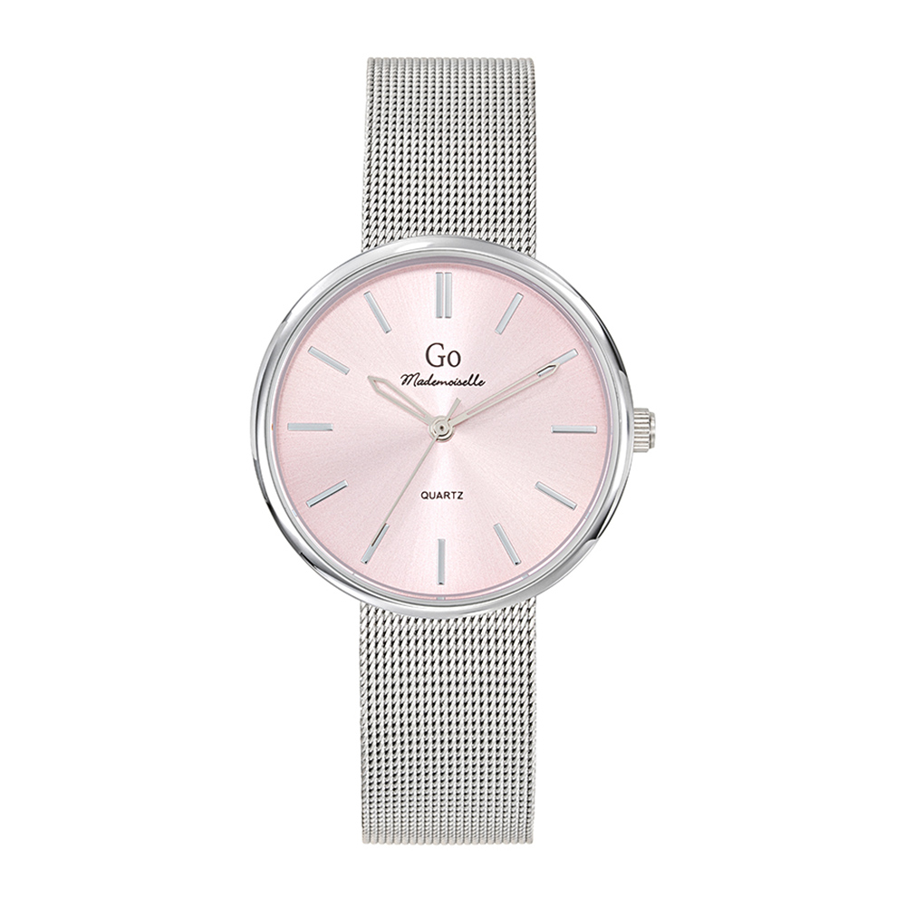 Montre Femme Boîtier Argenté Bracelet Métal Argenté - 695561