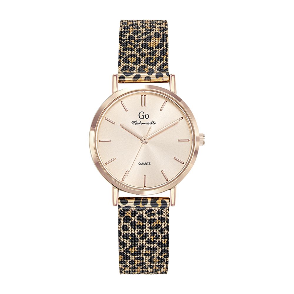 Montre Femme Boîtier Doré rose Bracelet Métal Doré rose - 695675