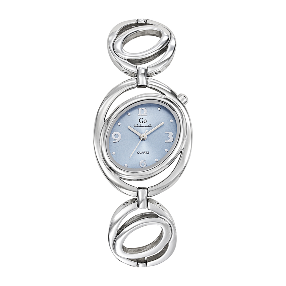 Montre Femme Boîtier Argenté Bracelet Métal Argenté - 695032