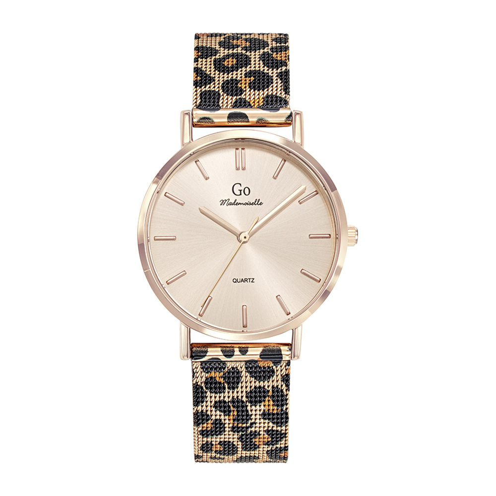 Montre Femme Boîtier Doré rose Bracelet Métal Doré rose - 695678