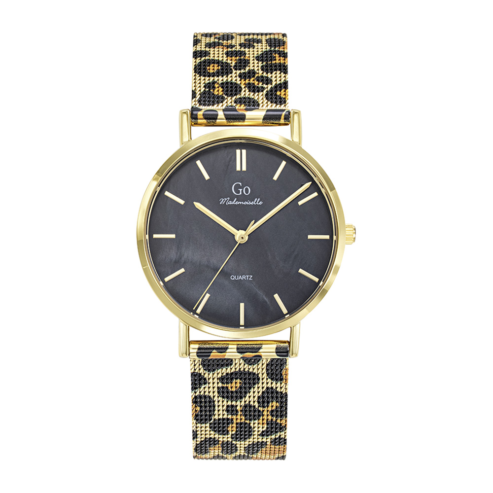 Montre Femme Boîtier Doré Bracelet Métal Doré - 695680