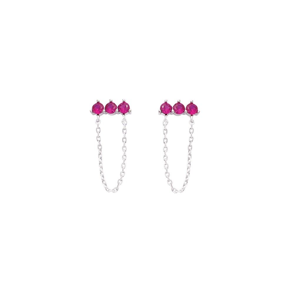 Boucle d'oreille Femme Argent rhodié - 602592