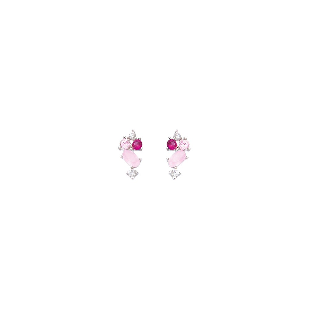 Boucle d'oreille Femme Argent rhodié - 602597