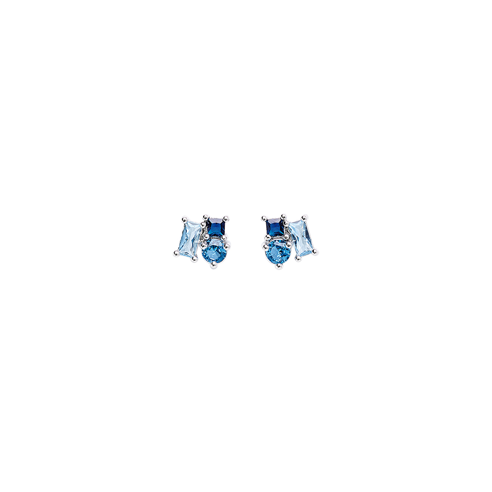 Boucle d'oreille Argent rhodié - 602618