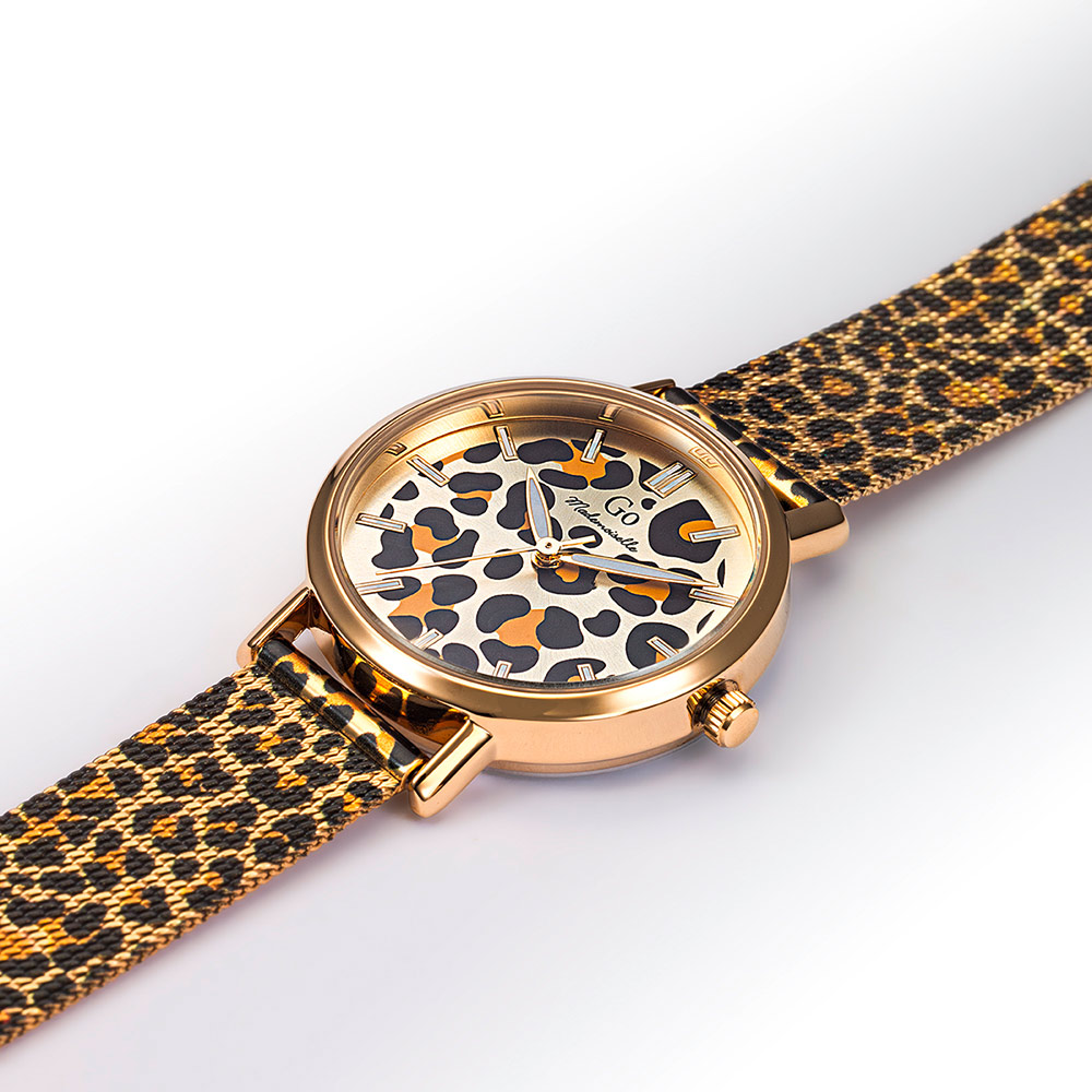Montre Femme Boîtier Doré Bracelet Métal Doré - 695674 – Image 2