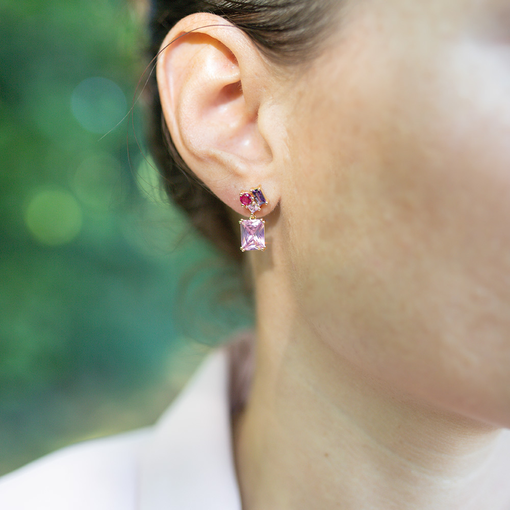 Boucle d'oreille Femme Plaqué or - 606633 – Image 2