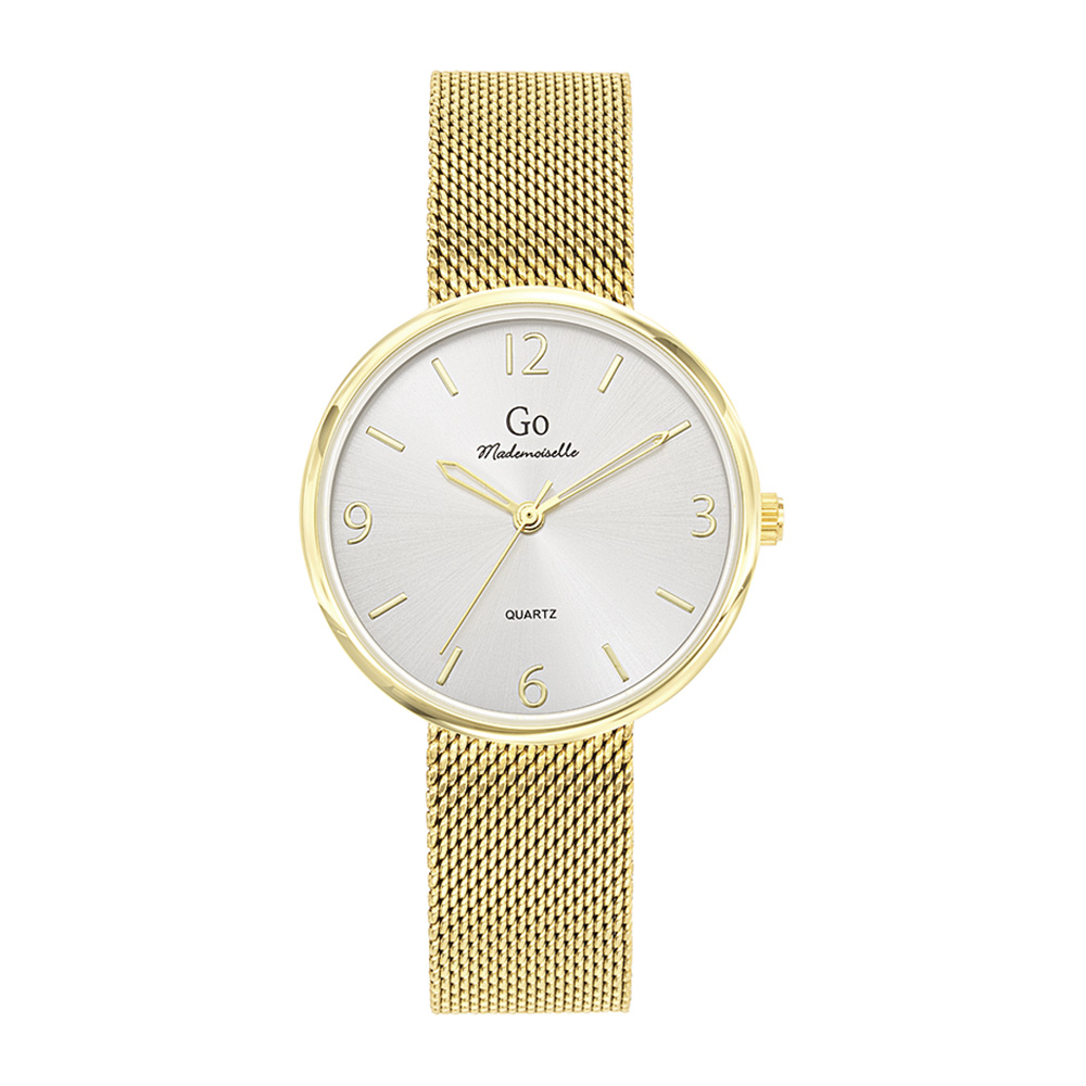 Montre Femme Boîtier Doré Bracelet Métal Doré - 695585