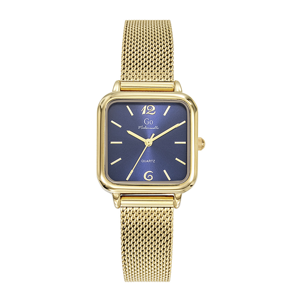 Montre Femme Boîtier Doré Bracelet Métal Doré - 695613