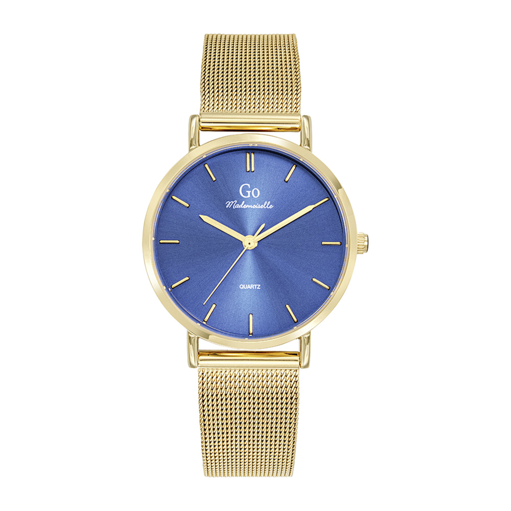Montre Femme Boîtier Doré Bracelet Métal Doré - 695621