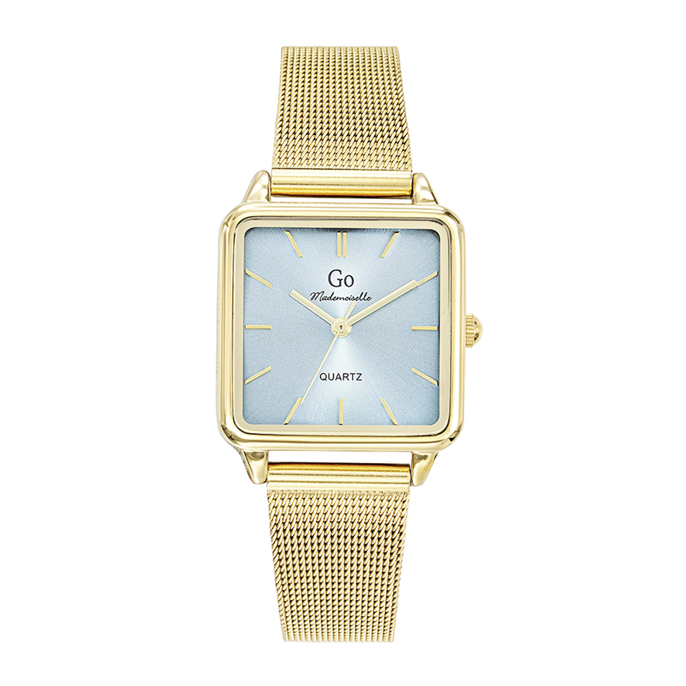 Montre Femme Boîtier Doré Bracelet Métal Doré - 695626