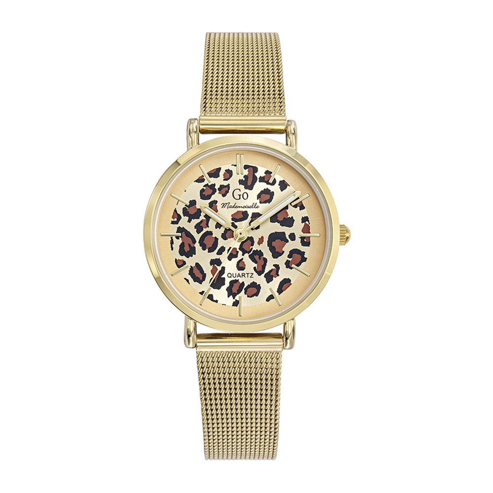Montre Femme Boîtier Doré Bracelet Métal Doré - 695631
