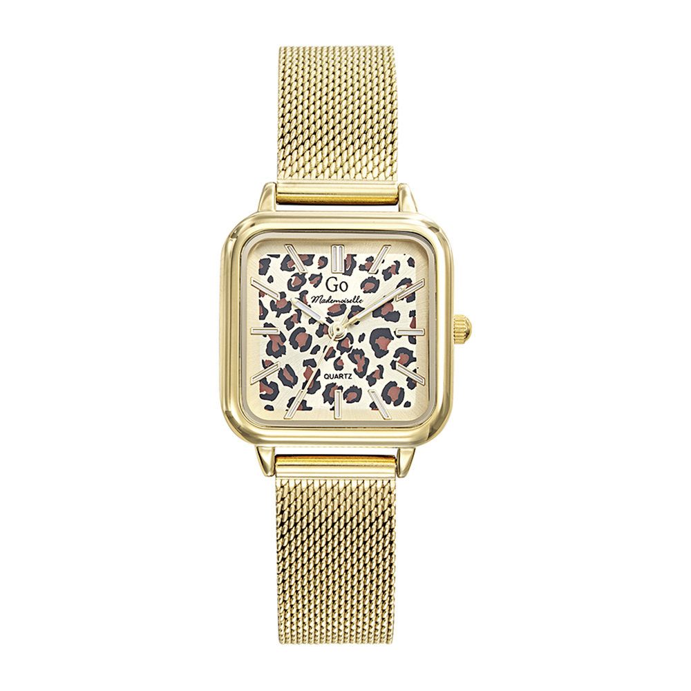 Montre Femme Boîtier Doré Bracelet Métal Doré - 695632