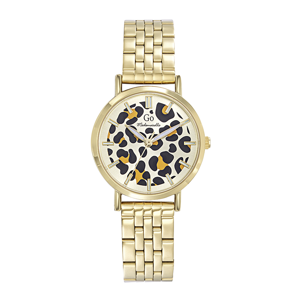 Montre Femme Boîtier Doré Bracelet Métal Doré - 695635
