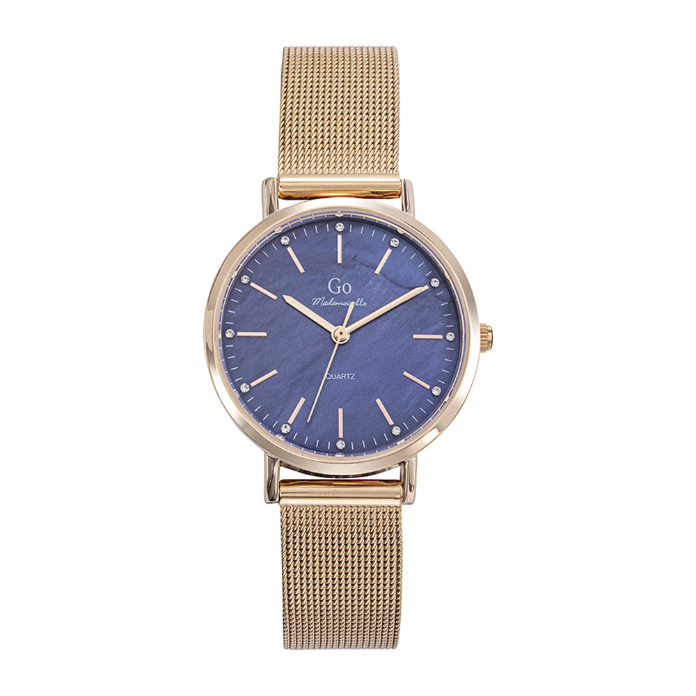 Montre Femme Boîtier Doré rose Bracelet Métal Doré rose - 695664