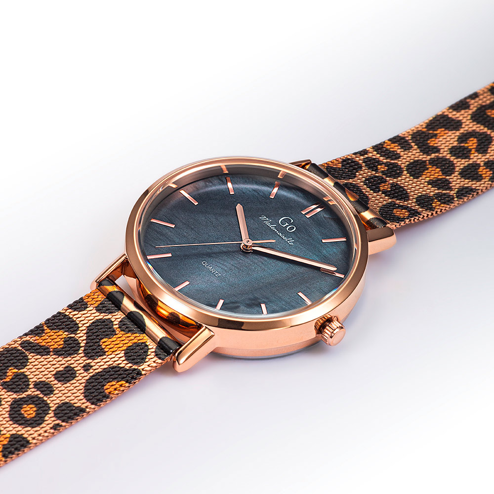 Montre Femme Boîtier Doré rose Bracelet Métal Doré rose - 695677 – Image 2