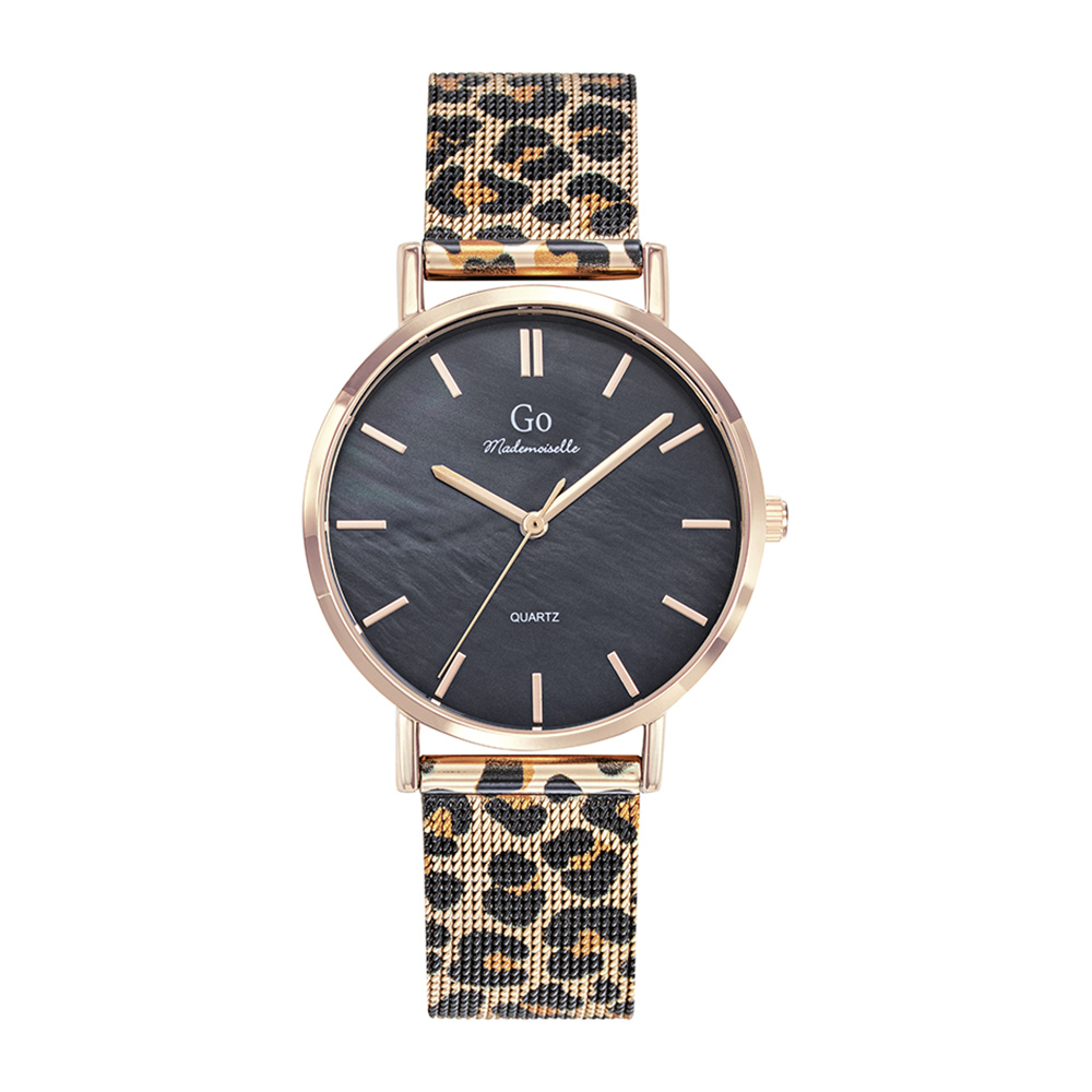 Montre Femme Boîtier Doré rose Bracelet Métal Doré rose - 695677