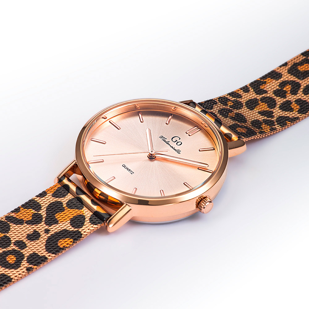 Montre Femme Boîtier Doré rose Bracelet Métal Doré rose - 695678 – Image 2