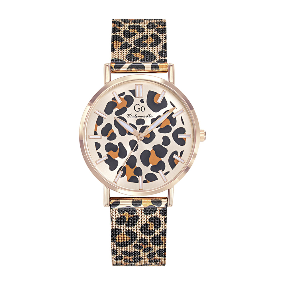 Montre Femme Boîtier Doré rose Bracelet Métal Doré rose - 695679