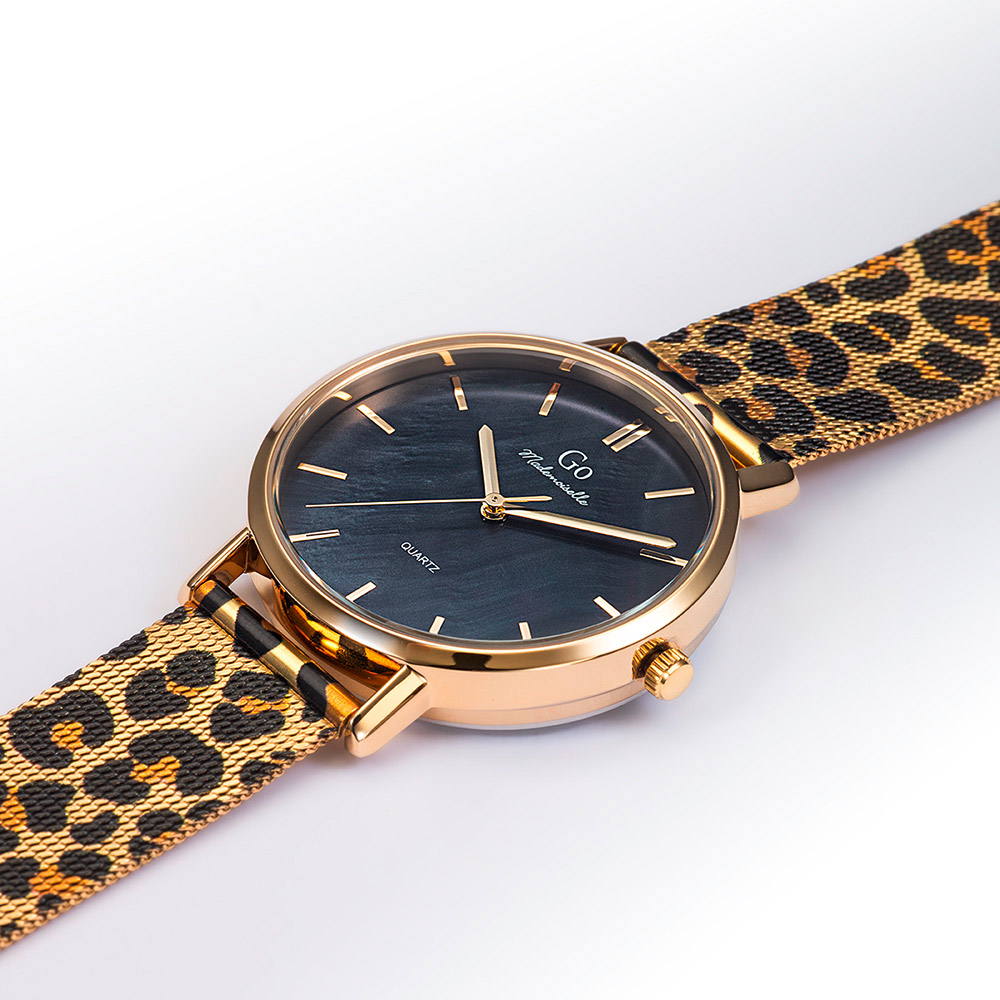 Montre Femme Boîtier Doré Bracelet Métal Doré - 695680 – Image 2