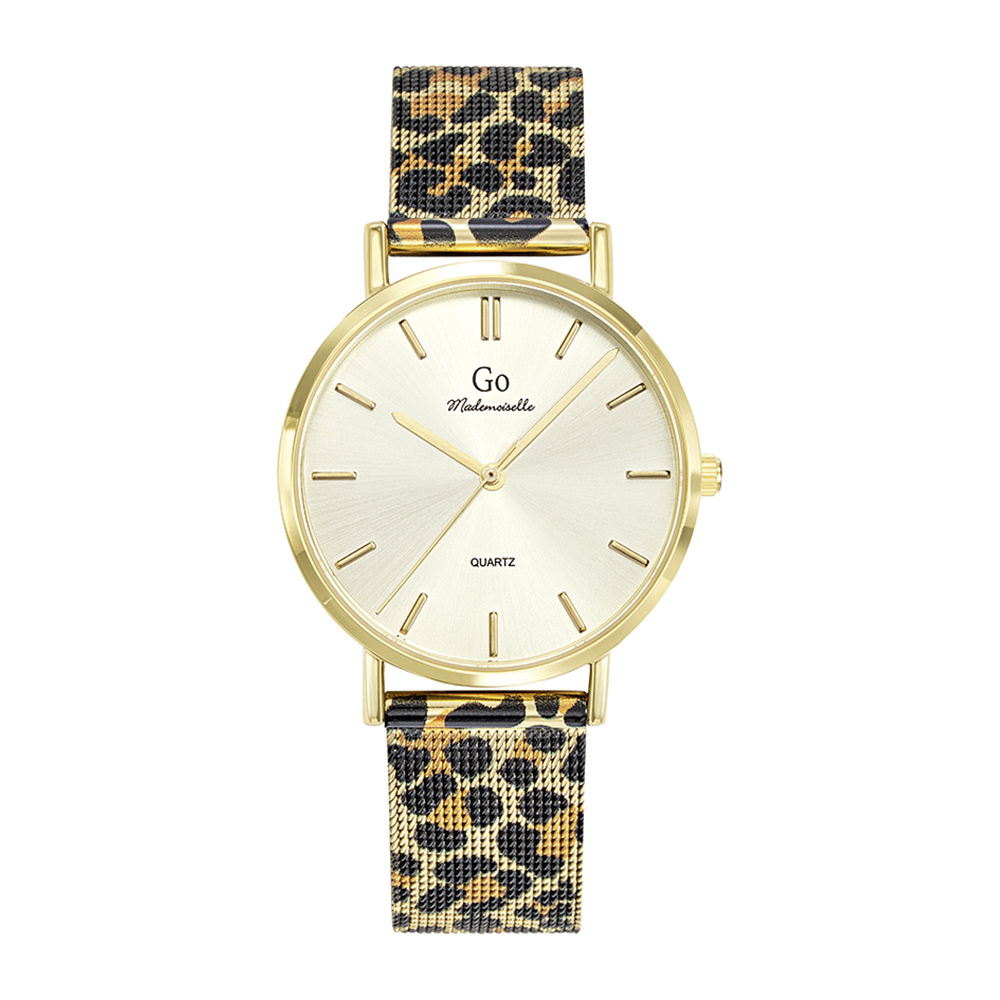 Montre Femme Boîtier Doré Bracelet Métal Doré - 695681