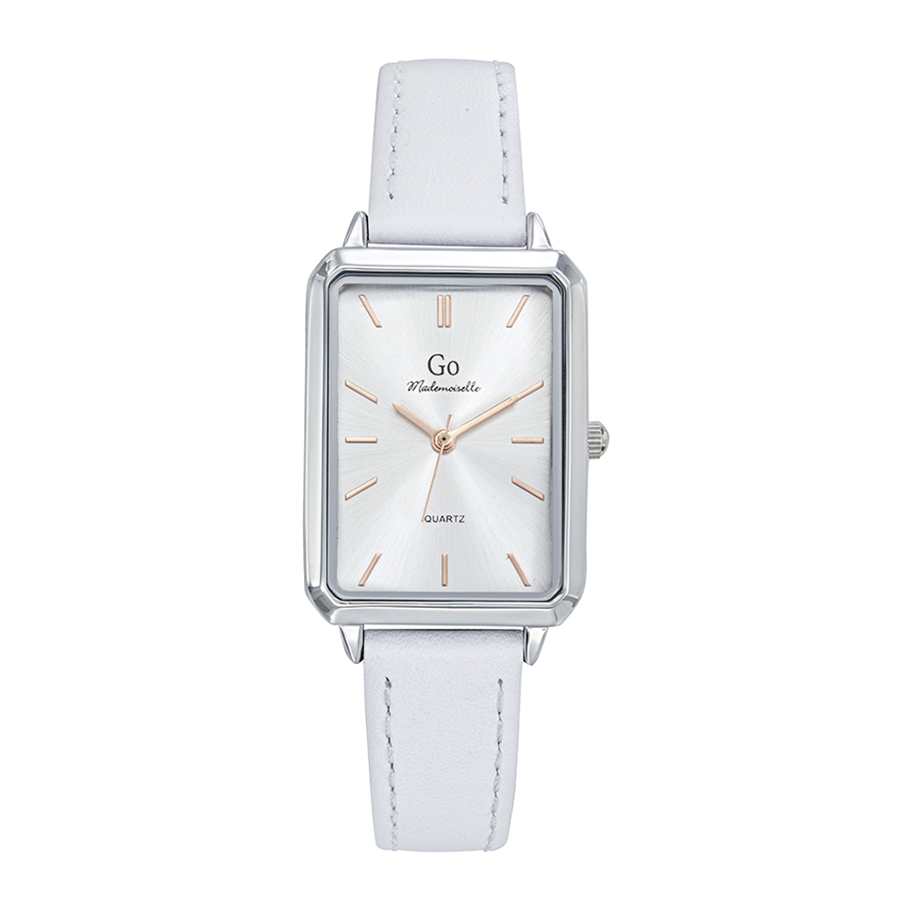 Montre Femme Bracelet Argenté - Blanc